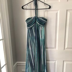 LC Lauren Conrad Maxi Dress- Blue/Turquoise